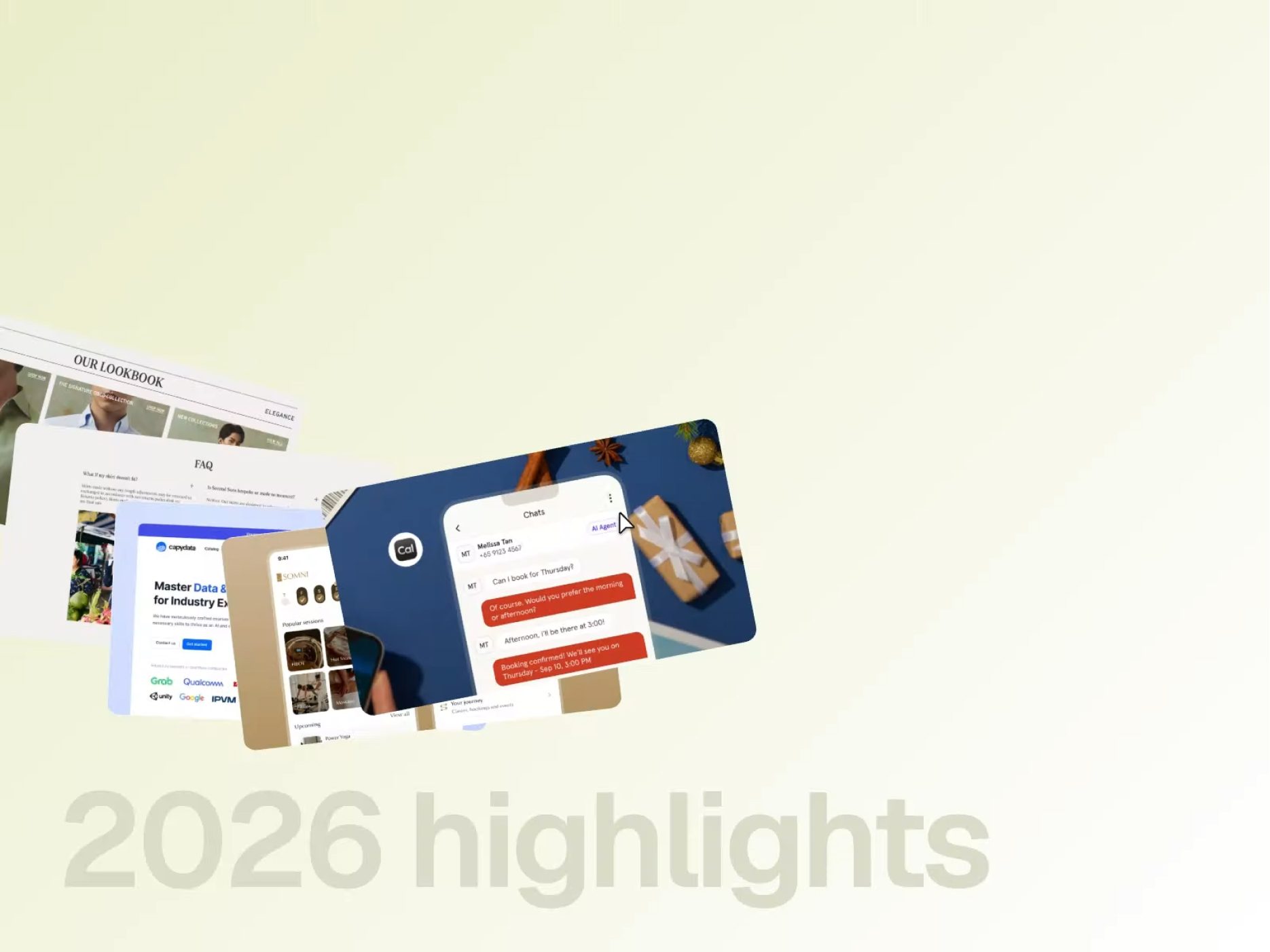 Collage of 2026 highlight projects